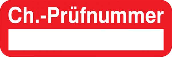 Ch.-Prüfnummer